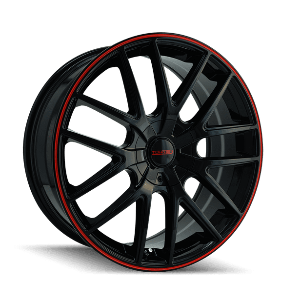 Touren Tr60-3260 18X8 5X110/5X115 40Et 72.62Cb Black/Red Ring