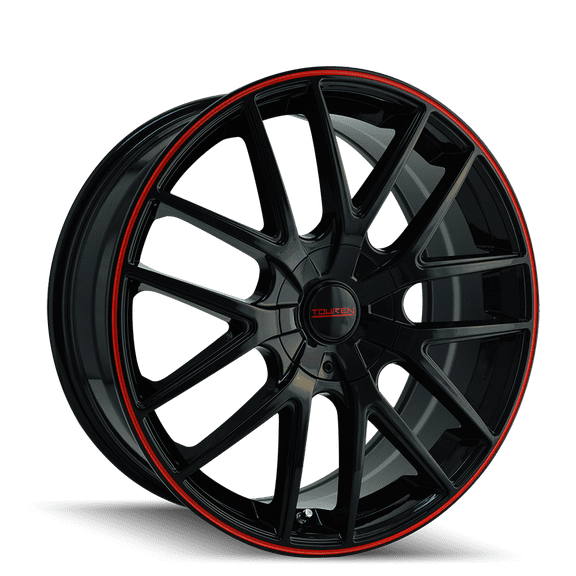 Touren Tr60-3260 20X8.5 5X112/5X120 40Et 74.1Cb Black/Red Ring