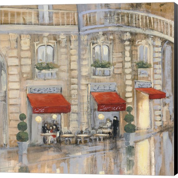 Touring Paris Couple II by Julia Purinton, Canvas Wall Art