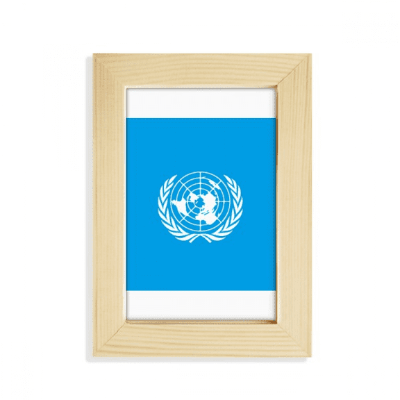 Tourism Country Un Unique Logo Memorial Desktop Display Photo Frame Picture Art Painting 5x7 inch