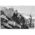 thumbnail image 1 of Tourism Mt. Vesuvius 1872. Ntourists At Mount Vesuvius In The Bay Of Naples Italy. Engraving 1872. Print by, 1 of 4