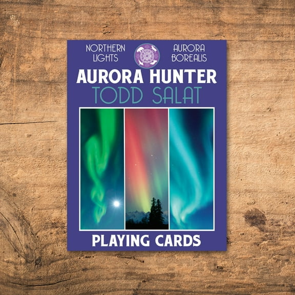 Tourist Courts Playing Card Deck - Aurora Hunter Northern Lights Custom Photo Art