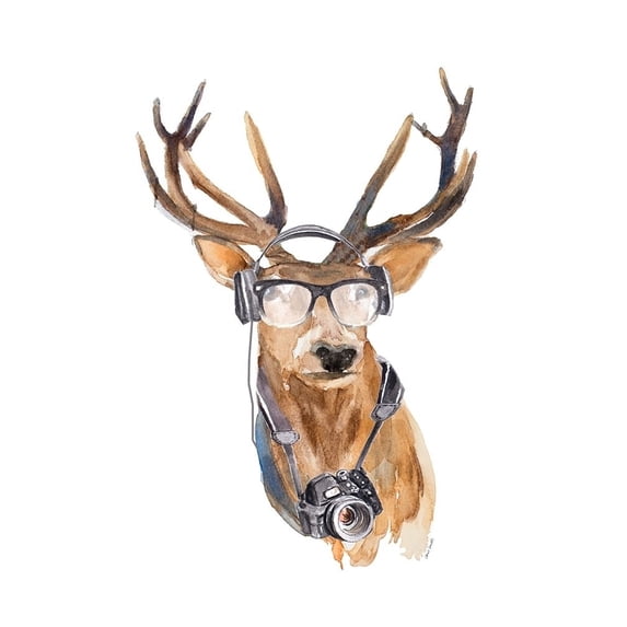 Tourist Deer Poster Print by Lanie Loreth