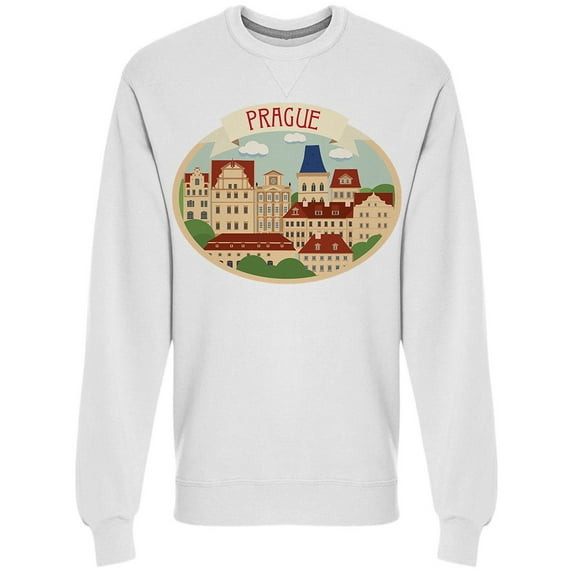 Tourist Prague Graphic Sweatshirt Men -Image by Shutterstock, Male XX-Large