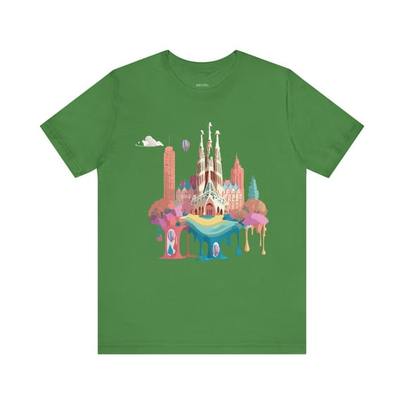 Tourist Shirt, Shirt with Barcelona