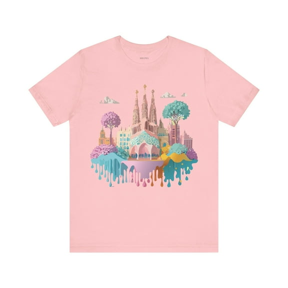 Tourist Shirt, Shirt with Barcelona