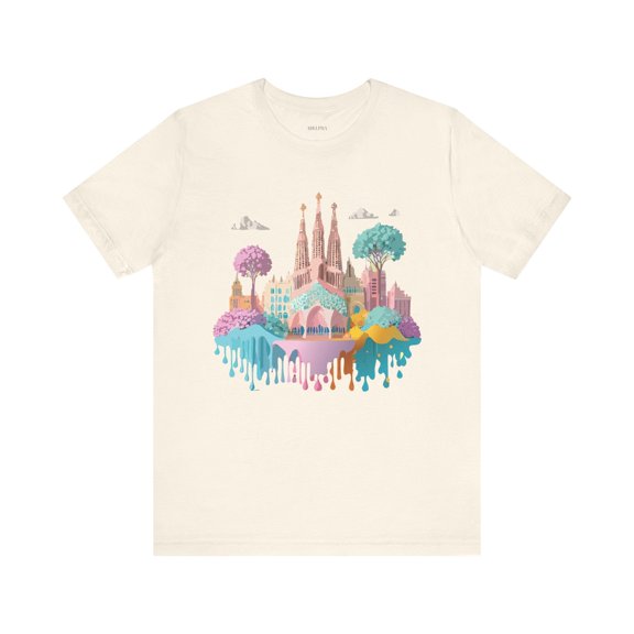 Tourist Shirt, Shirt with Barcelona