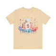thumbnail image 1 of Unisex Taj Mahal Graphic Tee Vintage Inspired By Art Design Collection, 1 of 15