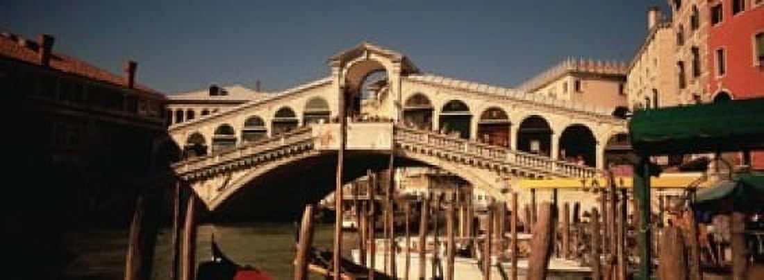 Tourists in a city Venice Italy Canvas Art - Panoramic Images (18 x 7)