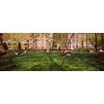 thumbnail image 1 of Tourists in a park, Washington Square Park, New York City, New York State, USA Poster Print (36 x 12), 1 of 1