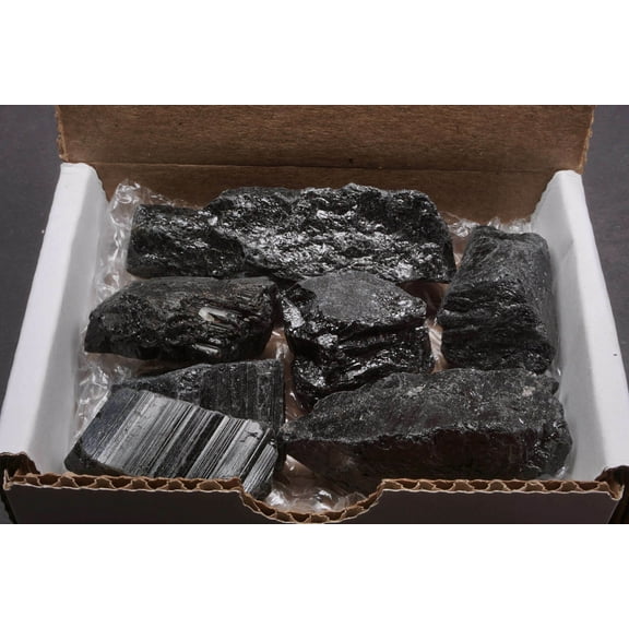 Tourmaline Crystals 9 OZ Natural Black Schorl Crystal Specimens Gemstones