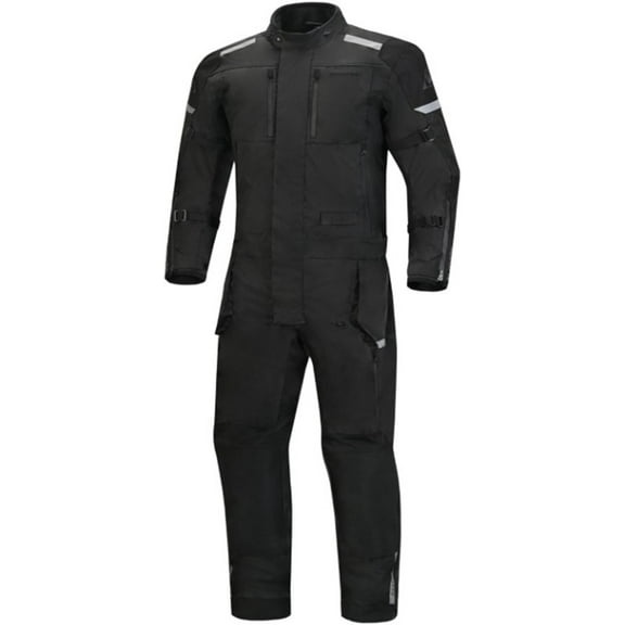 Tourmaster Centurion Lite 1-Piece Men's Street Race Suits - Black/Black / 2X-Large