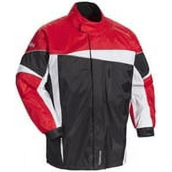 Tourmaster Defender 2.0 Mens Two Piece Rainsuit Black/Red MD