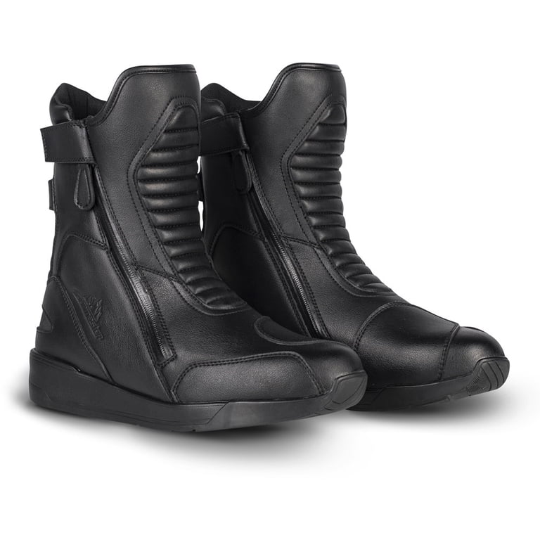 Tour Master Solution Waterproof Motorcycle Riding Boots Mens 10 Black Zipper Tourmaster Solution Air V2 Mens Motorcycle Boots Black 10  main image 3