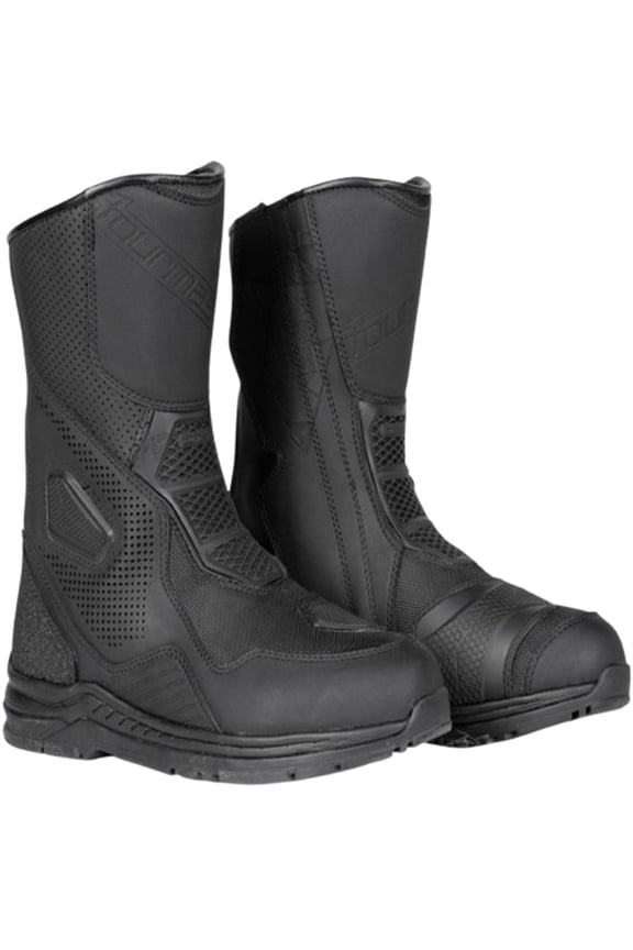 Helix Mens Vented Motorcycle Touring Boots Black 12 USA