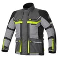 thumbnail image 1 of Tourmaster Mariner Laminated Mens Motorcycle Jacket Gray/Hi-Vis LG Tall, 1 of 2