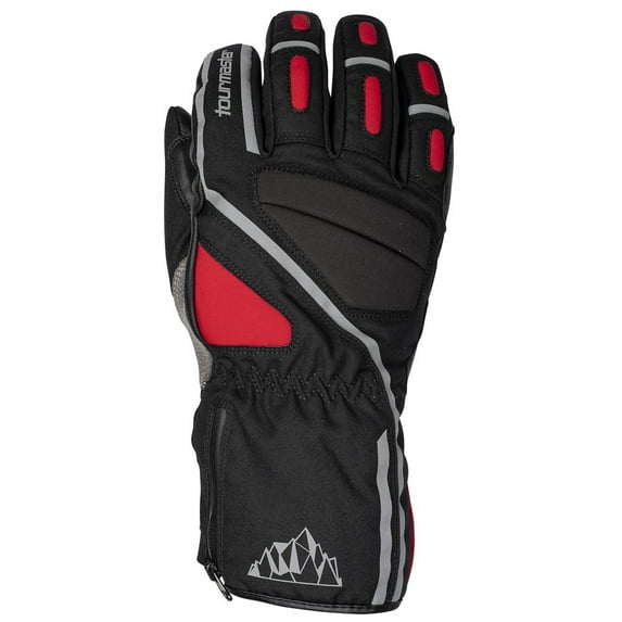 Tourmaster Mid-Tex Womens Textile Motorcycle Gloves Red LG
