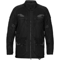 Tourmaster Ridgecrest Mens Adventure Motorcycle Touring Jacket Black/Black MD