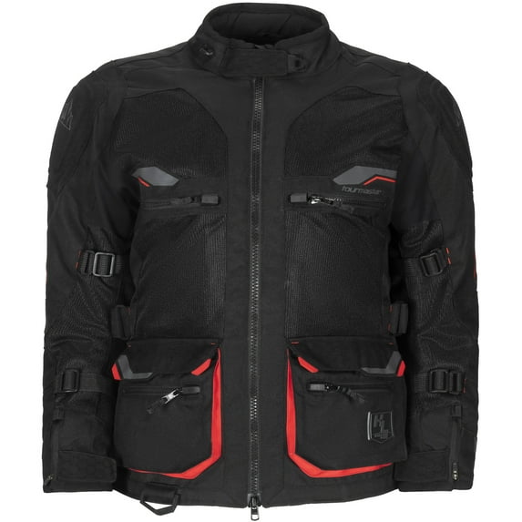Tourmaster Ridgecrest Mens Adventure Motorcycle Touring Jacket Black MD Tall