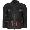 thumbnail image 1 of Tourmaster Ridgecrest Mens Adventure Motorcycle Touring Jacket Black XL Tall, 1 of 3