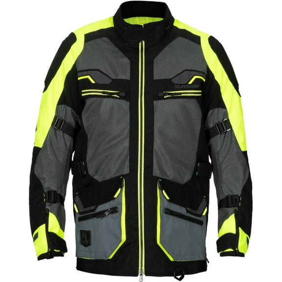 Tourmaster Ridgecrest Mens Adventure Motorcycle Touring Jacket Hi-Vis LG