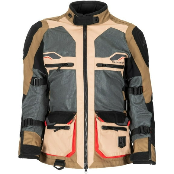 Tourmaster Ridgecrest Mens Adventure Motorcycle Touring Jacket Sand MD