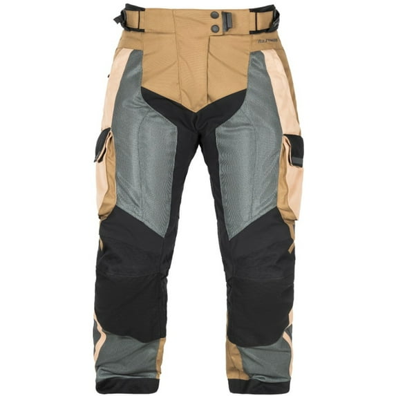 Tourmaster Ridgecrest Mens Adventure Touring Pants Sand/Gray 4XL