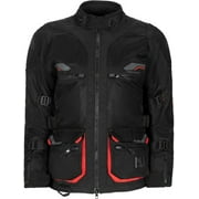 Tourmaster Ridgecrest Mesh Adventure Men's Off-Road Motorcycle Jackets - Black / Medium