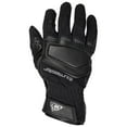 thumbnail image 1 of Tourmaster Select Mens Textile Motorcycle Gloves Black LG, 1 of 2