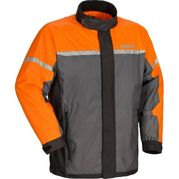 Tourmaster Sentry Mens Rain Jacket Orange LG