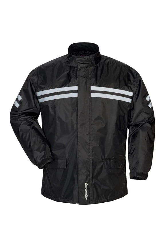 Shield Mens 2-Piece Rain Suit Black/Hi-Vis 3XL