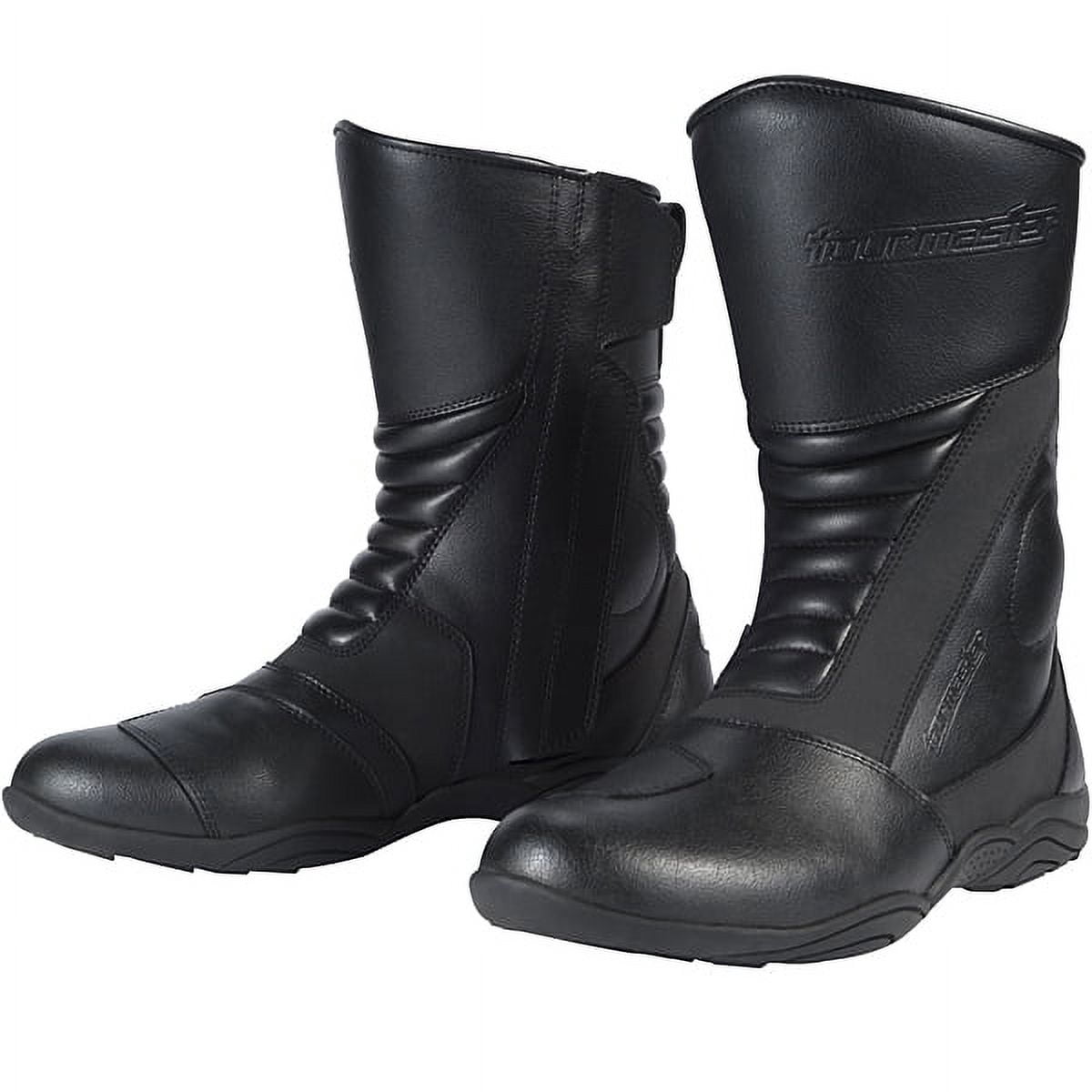 Tourmaster Solution 2.0 WP Road Boots Black 14W - Walmart.com display picture 1