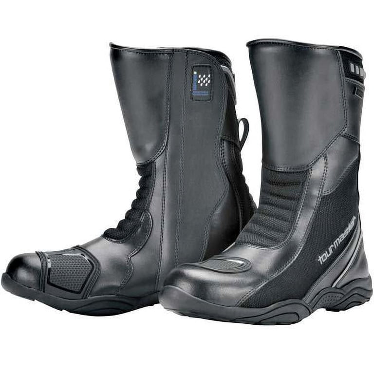 Tour Master Solution Motorcycle Boots Men\'s Size 10 Waterproof Road Riding Black s-l400.jpg main image 3