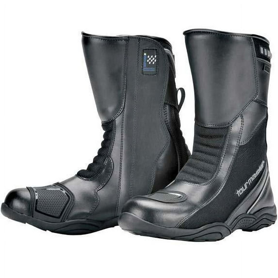 Tourmaster Solution WP Air Womens Road Boots Black 7 USA