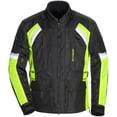 thumbnail image 1 of Tourmaster Sonora Air 2.0 Mens Motorcycle Jacket Black/Hi-Viz LG Tall, 1 of 2