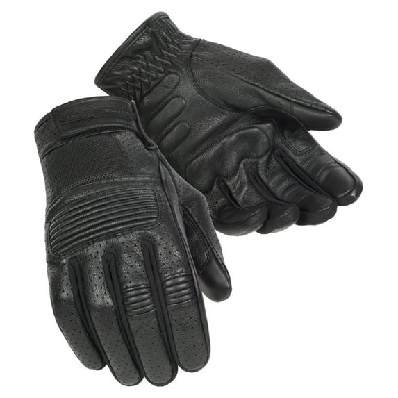 Tourmaster Summer Elite 3 Mens Leather Gloves Black LG