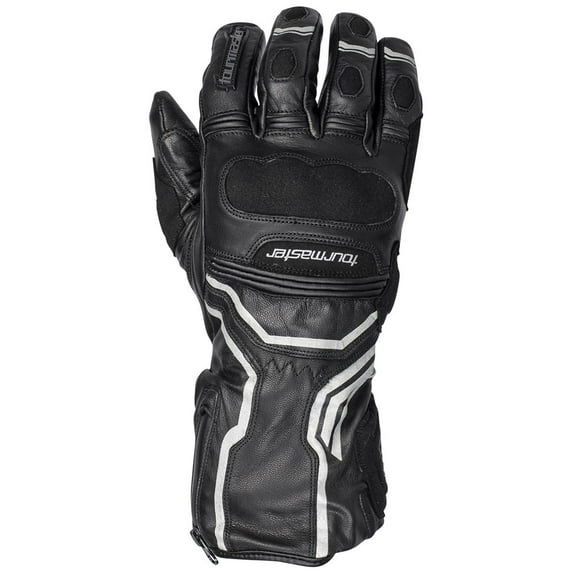 Tourmaster Super-Tour Womens Leather Motorcycle Gloves Black MD