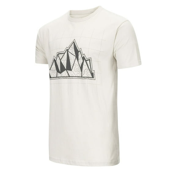 Tourmaster Topography Mens Short Sleeve T-Shirt Sand LG