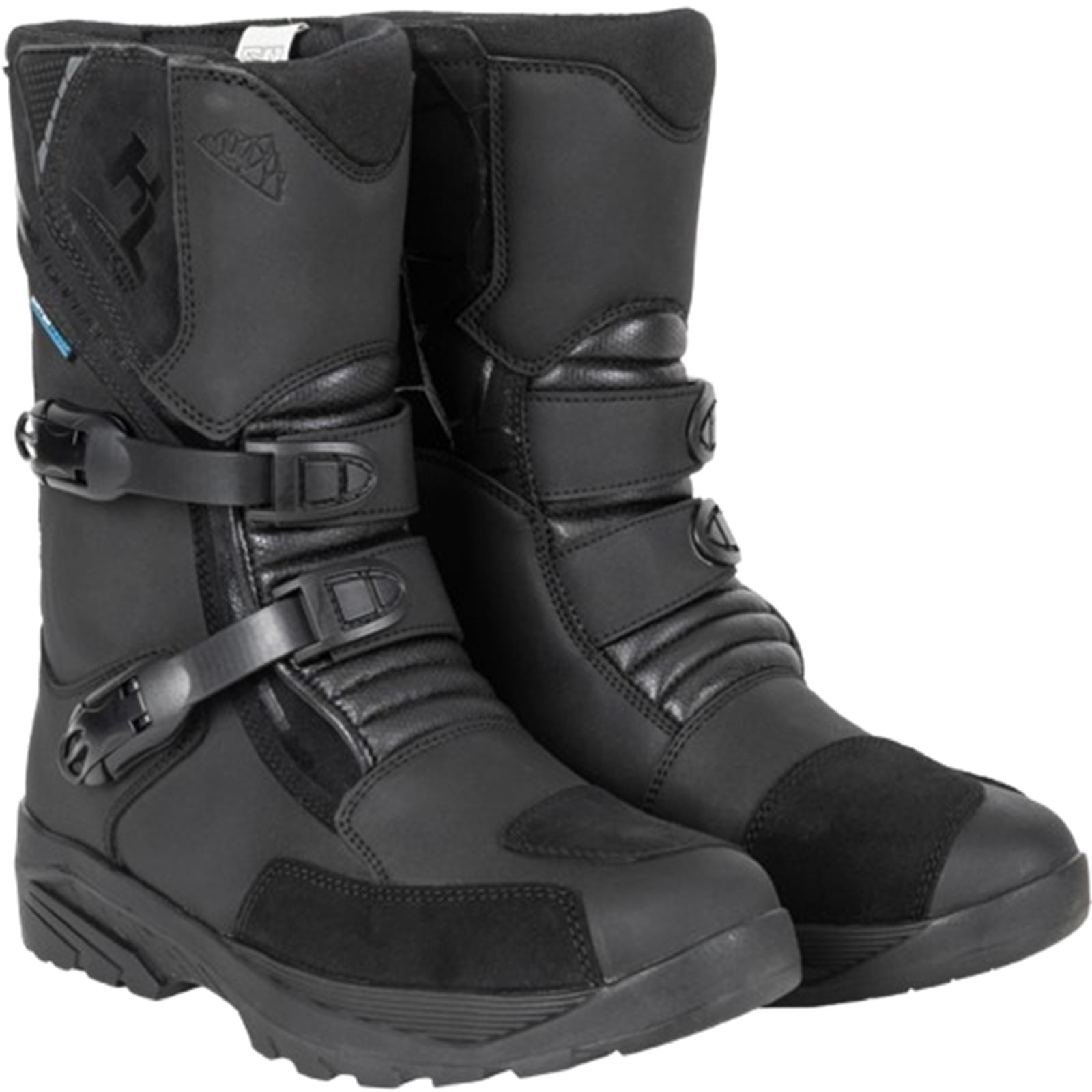 Bottines Belstaff Trialmaster Pro black, bottes moto vintage, cuir