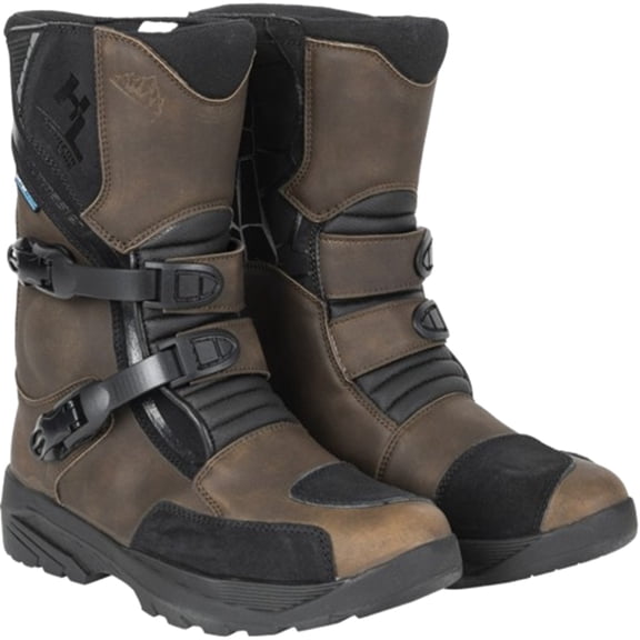 Tourmaster Trailblazer Mens Adventure Touring Motorcycle Boots Brown 12.5 USA