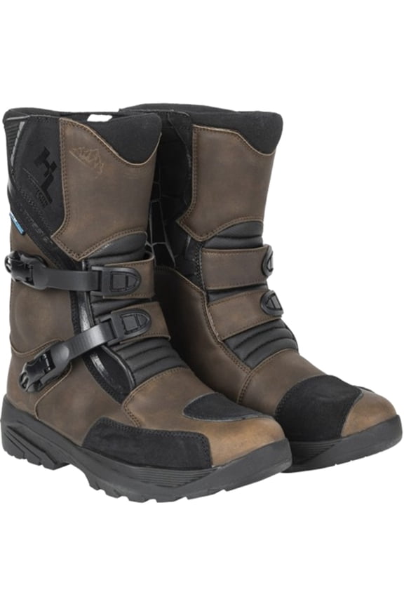 Trailblazer Mens Adventure Touring Motorcycle Boots Brown 12.5 USA