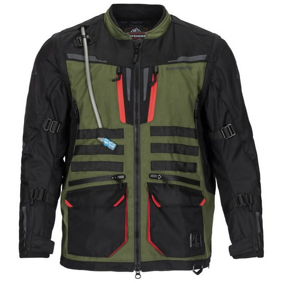 Tourmaster Trailhead Enduro Jacket to Vest Convertible Shell Olive Green XXL