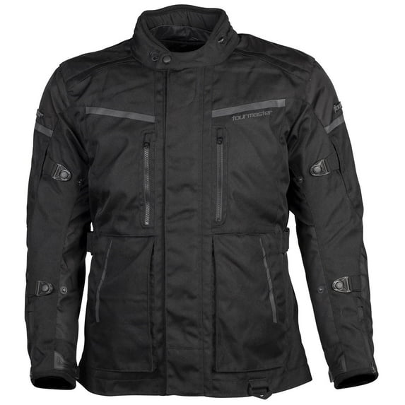 Tourmaster Transition Mens Textile Motorcycle Jacket Black 3XL Tall