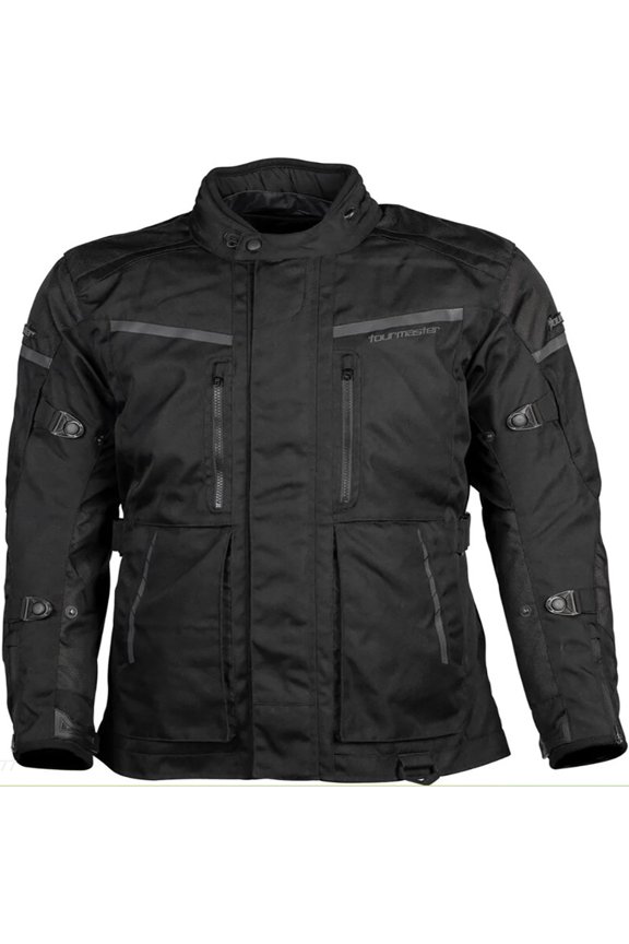 Transition Mens Textile Motorcycle Jacket Black MD