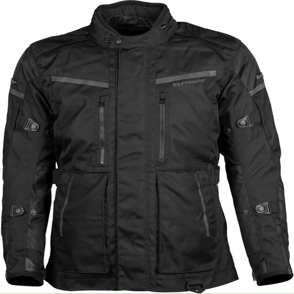 Tourmaster Transition Mens Textile Motorcycle Jacket Black MD