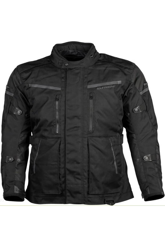 Transition Mens Textile Motorcycle Jacket Black SM