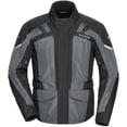 thumbnail image 1 of Tourmaster Transition Series 5 Mens Motorcycle Jacket Light Gray/Gunmetal SM, 1 of 2