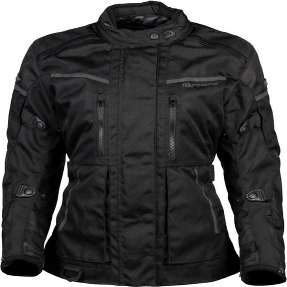 Tourmaster Transition Womens Textile Motorcycle Jacket Black XS