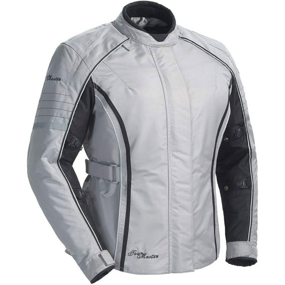 Tourmaster Trinity Series 3 Womens Textile Jacket Silver SM Plus