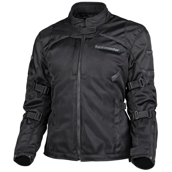 Tourmaster Intake Air V6 Womens Motorcycle Jacket Black SM Plus